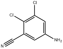 Benzonitrile, 5-amino-2,3-dichloro- Struktur