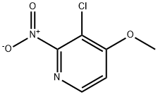 Pyridine, 3-chloro-4-methoxy-2-nitro-,1805039-03-5,结构式