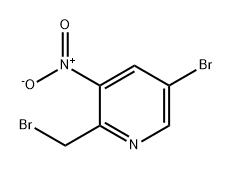 Pyridine, 5-bromo-2-(bromomethyl)-3-nitro-|