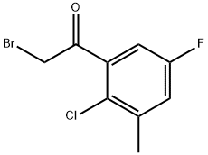 1805114-29-7 2'-Chloro-5'-fluoro-3'-methylphenacyl bromide