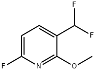 2-氟-6-甲氧基-5-二氟甲基吡啶, 1805117-87-6, 结构式