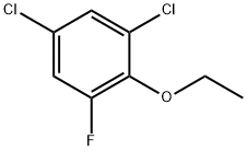 1,5-dichloro-2-ethoxy-3-fluorobenzene Structure