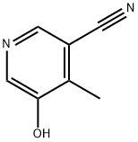 3-Pyridinecarbonitrile, 5-hydroxy-4-methyl- 化学構造式