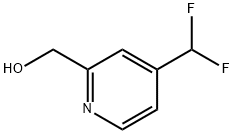 (4-(二氟甲基)吡啶-2-基)甲醇, 1805193-11-6, 结构式