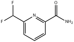 2-(Difluoromethyl)pyridine-6-carboxamide Struktur