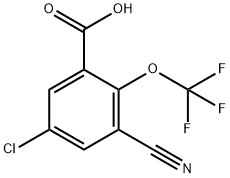 1805221-67-3 5-Chloro-3-cyano-2-(trifluoromethoxy)benzoic acid