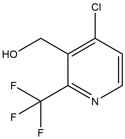 4-Chloro-2-(trifluoromethyl)-3-pyridinemethanol Structure