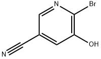 3-Pyridinecarbonitrile, 6-bromo-5-hydroxy- Structure