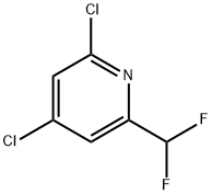 2,4-dichloro-6-(difluoromethyl)pyridine Structure