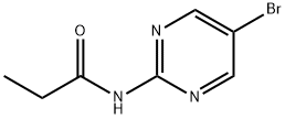 Propanamide, N-(5-bromo-2-pyrimidinyl)-,180530-16-9,结构式