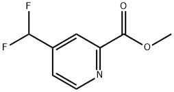 Methyl 4-(difluoromethyl)pyridine-2-carboxylate Struktur