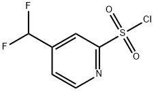 4-(Difluoromethyl)pyridine-2-sulfonyl chloride Struktur