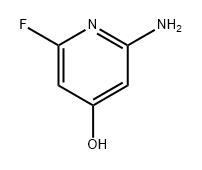 2-氨基-6-氟吡啶-4-醇, 1805397-96-9, 结构式