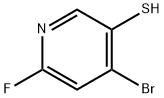 4-Bromo-2-fluoro-5-mercaptopyridine Structure