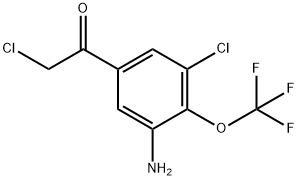 1805453-68-2 3'-Amino-5'-chloro-4'-(trifluoromethoxy)phenacyl chloride