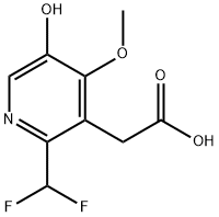 1805455-00-8 2-(Difluoromethyl)-5-hydroxy-4-methoxypyridine-3-acetic acid