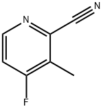 2-Pyridinecarbonitrile, 4-fluoro-3-methyl- Structure