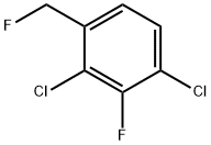 1,3-Dichloro-2-fluoro-4-(fluoromethyl)benzene Structure