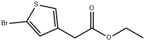 Ethyl 2-bromothiophene-4-acetate Struktur