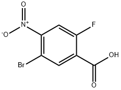 Benzoic acid, 5-bromo-2-fluoro-4-nitro- Structure