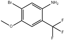 5-bromo-4-methoxy-2-(trifluoromethyl)aniline Struktur