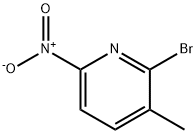 Pyridine, 2-bromo-3-methyl-6-nitro- Structure