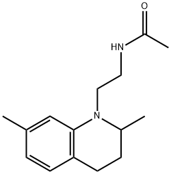 N-(2-(2,7-Dimethyl-3,4-dihydroquinolin-1(2H)-yl)ethyl)acetamide Struktur
