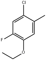 1-氯-4-乙氧基-5-氟-2-甲基苯 结构式