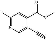 Methyl 5-cyano-2-fluoroisonicotinate Structure