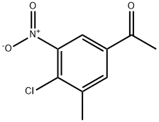 Ethanone, 1-(4-chloro-3-methyl-5-nitrophenyl)-,1805658-60-9,结构式