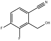 Benzonitrile, 3,4-difluoro-2-(hydroxymethyl)- Struktur