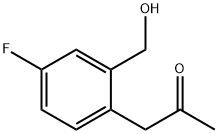 1-(4-Fluoro-2-(hydroxymethyl)phenyl)propan-2-one Structure