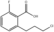 2-(3-Chloropropyl)-6-fluorobenzoic acid,1805704-49-7,结构式