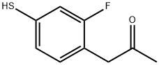 1-(2-Fluoro-4-mercaptophenyl)propan-2-one Struktur