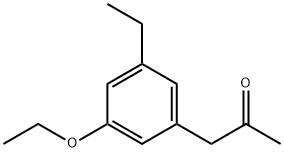 1-(3-Ethoxy-5-ethylphenyl)propan-2-one Struktur