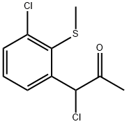 1-Chloro-1-(3-chloro-2-(methylthio)phenyl)propan-2-one Struktur