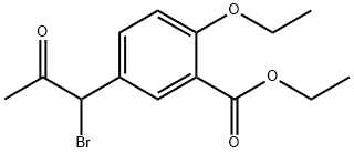 Ethyl 5-(1-bromo-2-oxopropyl)-2-ethoxybenzoate,1805851-20-0,结构式