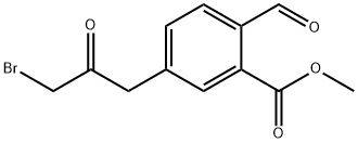 Methyl 5-(3-bromo-2-oxopropyl)-2-formylbenzoate,1805863-17-5,结构式