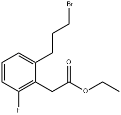 Ethyl 2-(3-bromopropyl)-6-fluorophenylacetate|