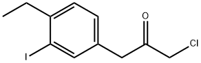 1-Chloro-3-(4-ethyl-3-iodophenyl)propan-2-one,1805903-54-1,结构式