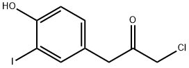 4-(3-Chloro-2-oxopropyl)-2-iodophenol 结构式