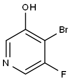 3-Pyridinol, 4-bromo-5-fluoro- 化学構造式