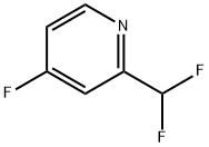2-(Difluoromethyl)-4-fluoropyridine Struktur