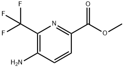 2-Pyridinecarboxylic acid, 5-amino-6-(trifluoromethyl)-, methyl ester|5-氨基-6-(三氟甲基)吡啶甲酸甲酯