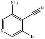 4-Pyridinecarbonitrile, 3-amino-5-bromo- Structure