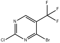 4-Bromo-2-chloro-5-(trifluoromethyl)pyrimidine Struktur