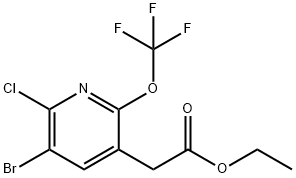 1806078-53-4 Ethyl 3-bromo-2-chloro-6-(trifluoromethoxy)pyridine-5-acetate