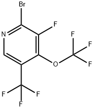 1806214-06-1 2-Bromo-3-fluoro-4-(trifluoromethoxy)-5-(trifluoromethyl)pyridine