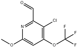 1806234-37-6 3-Chloro-6-methoxy-4-(trifluoromethoxy)pyridine-2-carboxaldehyde