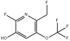 1806254-96-5 2-Fluoro-6-(fluoromethyl)-3-hydroxy-5-(trifluoromethoxy)pyridine